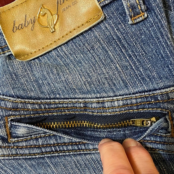 Baby Phat Women’s Blue Wash Denim Bootcut Jeans Size Junior 13 - Picture 13 of 16